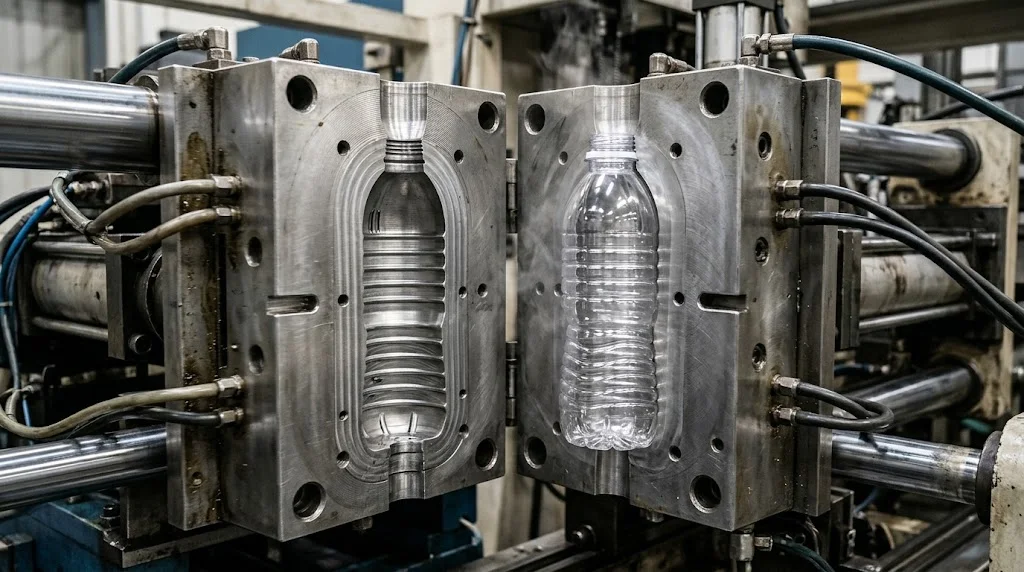 High-precision bottle mold used in PET manufacturing